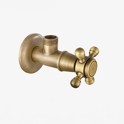 Golden Brass Antique Design Angle Valves