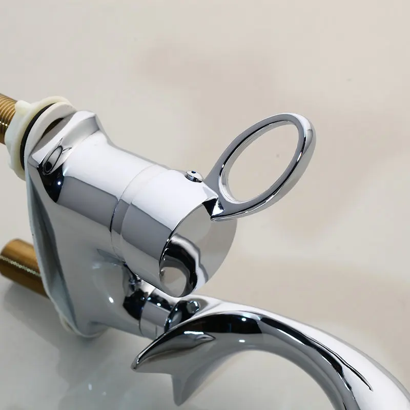 Dolphin Style Single Handle Basin Mixer Tap Tap