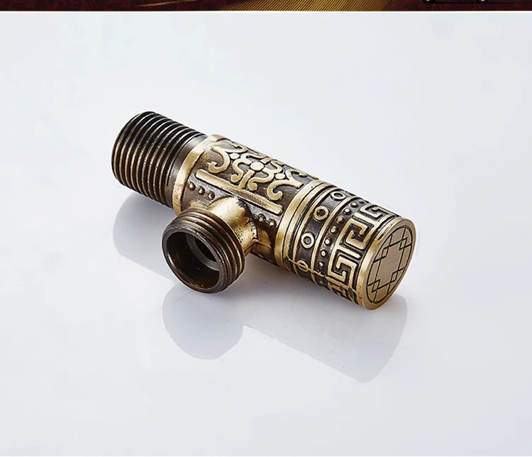 Golden Brass Antique Design Angle Valves