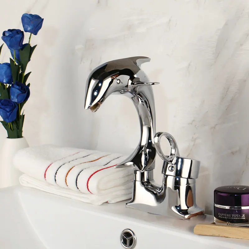 Dolphin Style Single Handle Basin Mixer Tap Tap