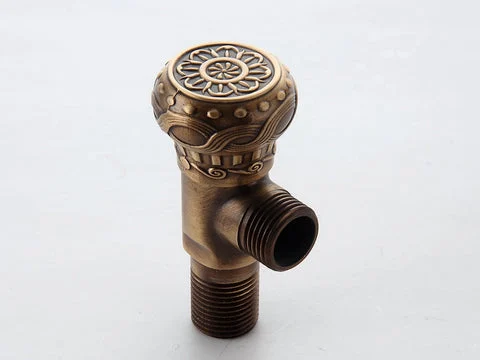 Antique Carved Toilet Valve Brass Indoor Outdoor Garden Taps ValveAntique Carved Toilet Valve Brass Indoor Outdoor Garden Taps Valve