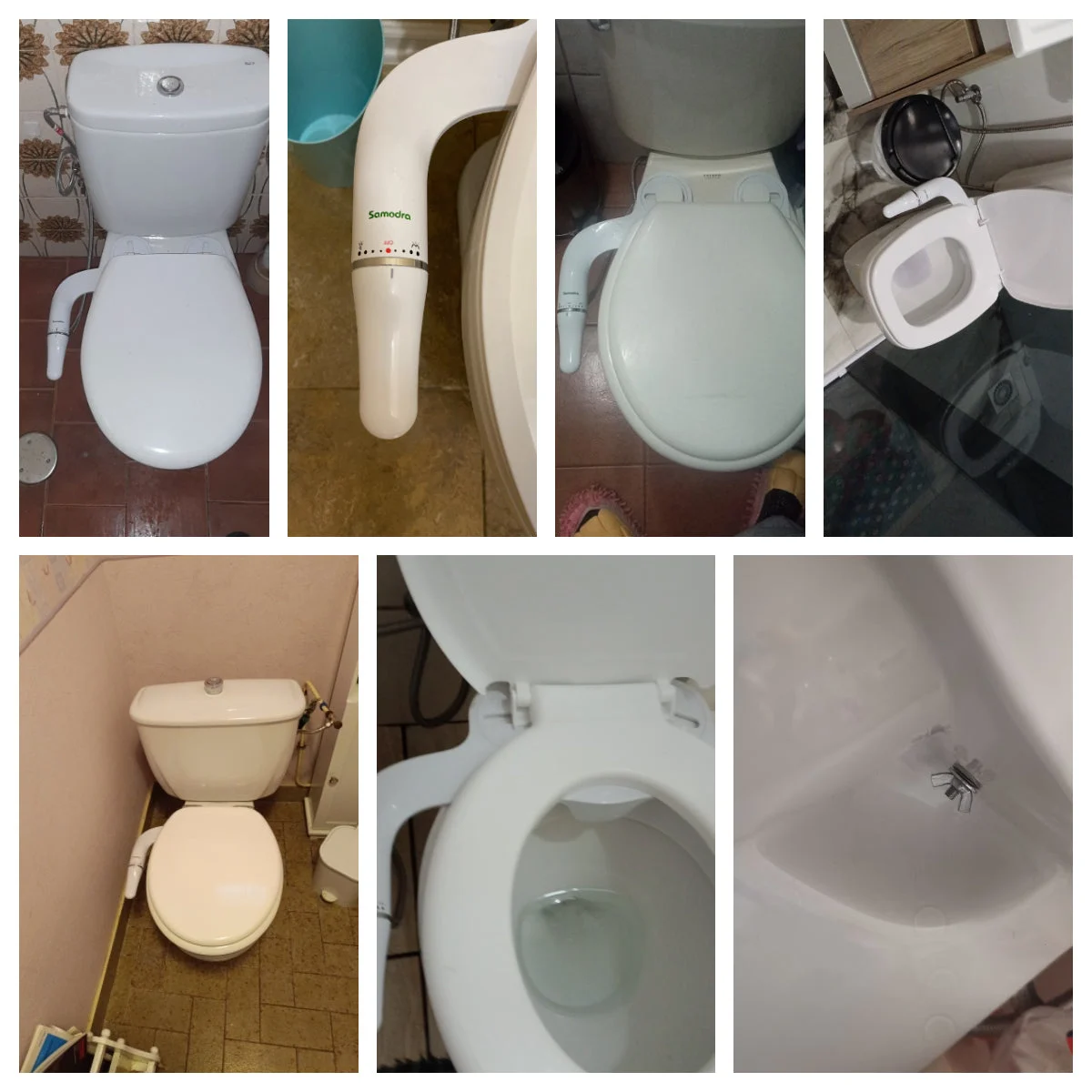 Toilet Bidet Ultra Slim Bidet Toilet Seat Attachment With Brass Inlet