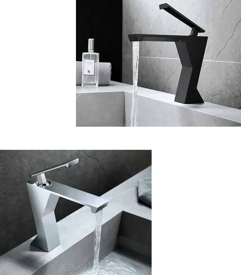 Basin Tap Black Bathroom Tap Basin Mixer Tap Wash Basin Tap