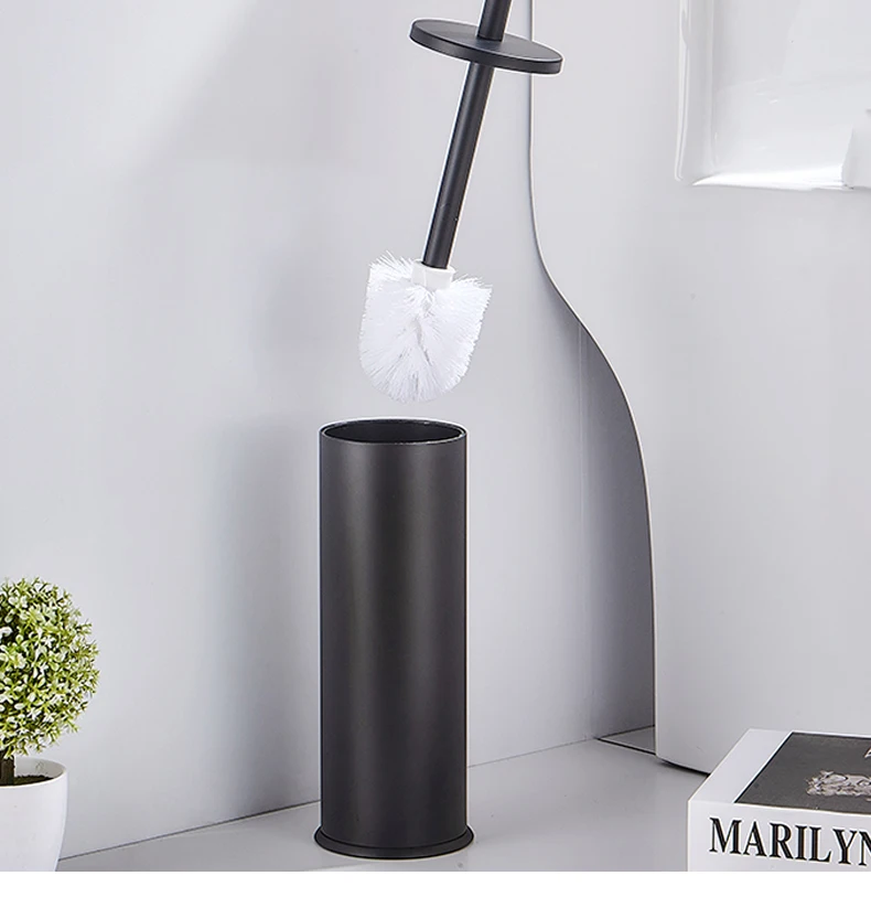 Stylish Toilet Brush and Holder Set