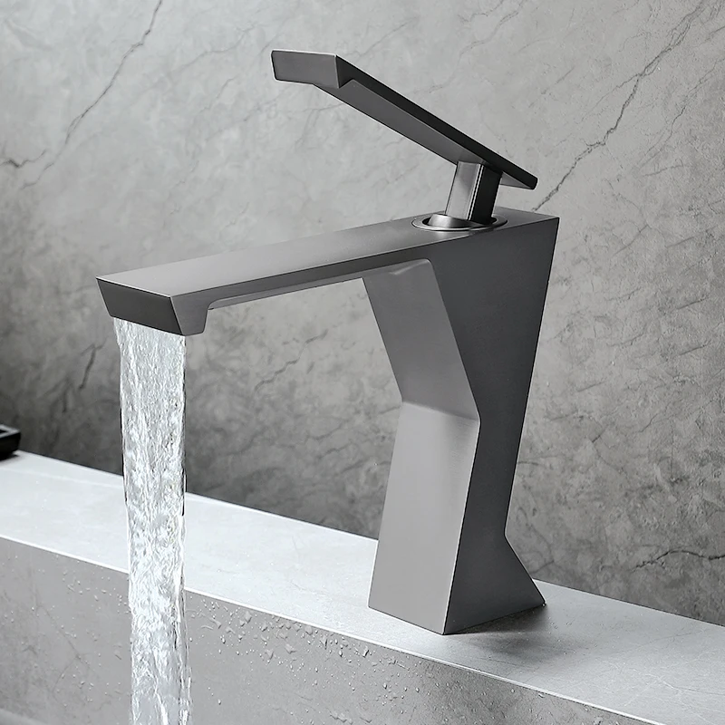 Basin Tap Black Bathroom Tap Basin Mixer Tap Wash Basin Tap