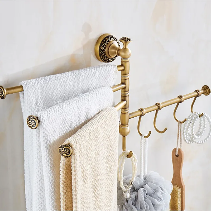 Rotating Bathroom Towel Bar