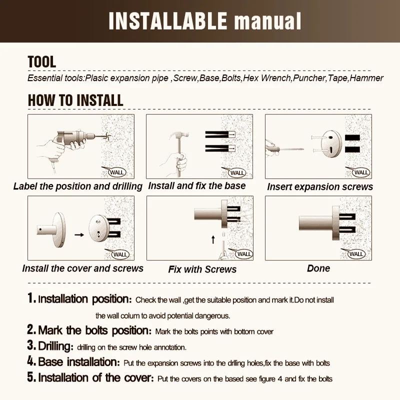 Swivel Towel Holder Bathroom Accessory, A Movable Swivel Towel Bar Instructions