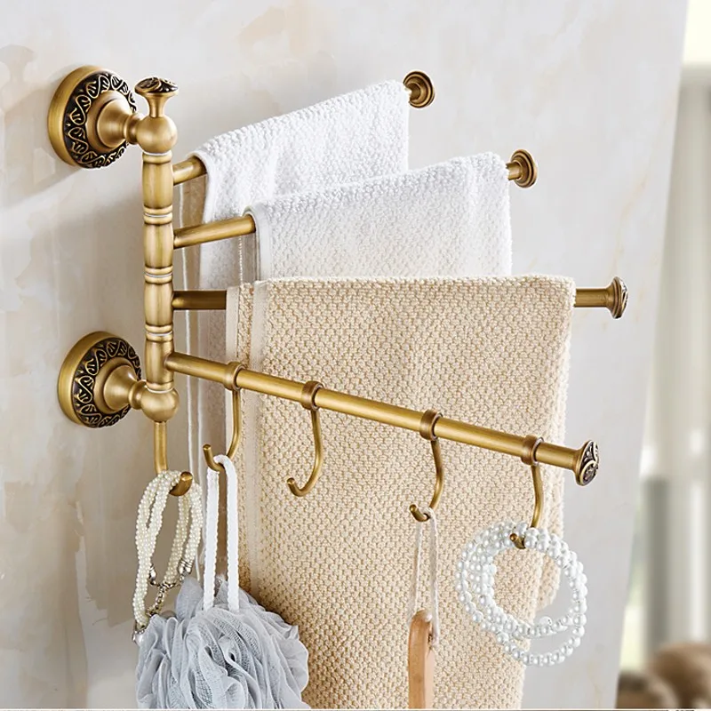 Rotating Bathroom Towel Bar