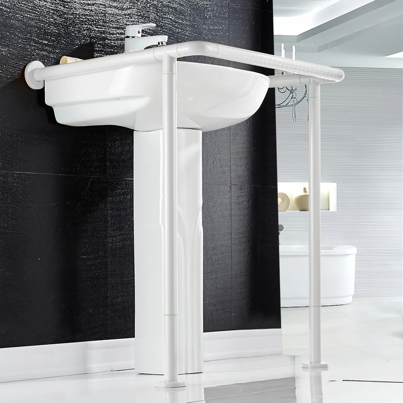 Wall Mounted Washbasin Safety Grab Rails