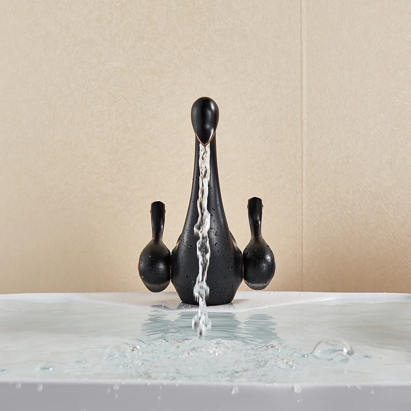 Swan Basin Tap Basin Tap Bathroom Taps Dual Hand Water Mixer