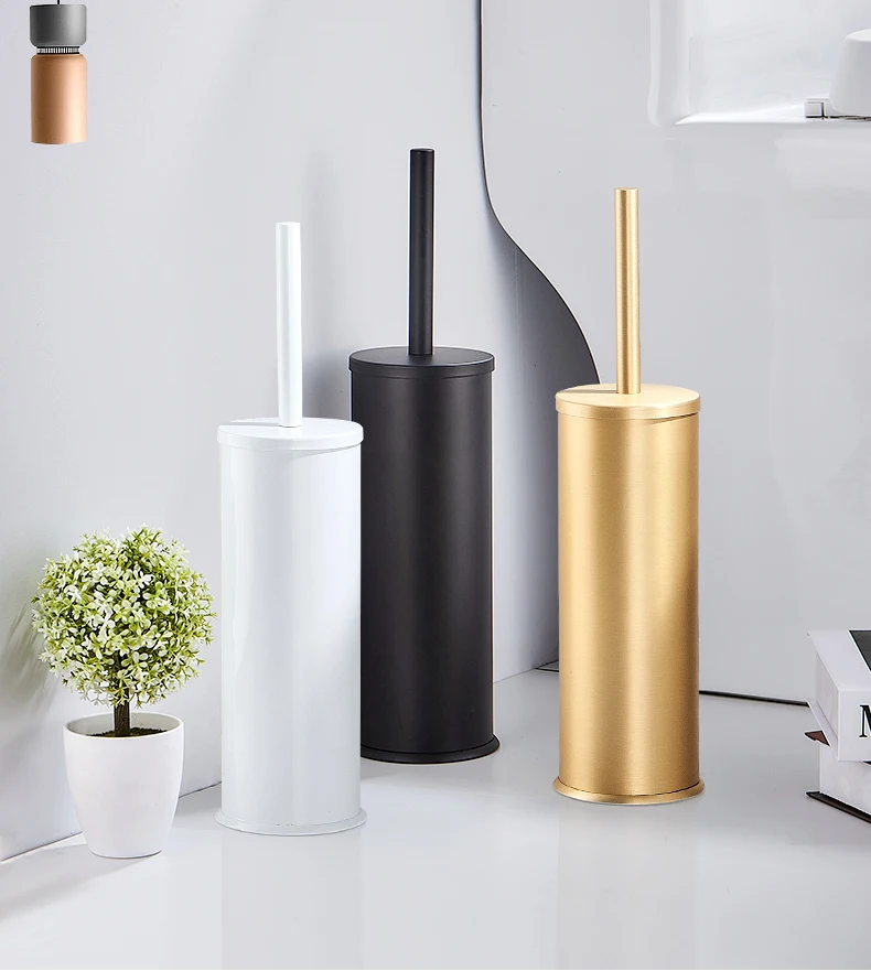 Stylish Toilet Brush and Holder Set