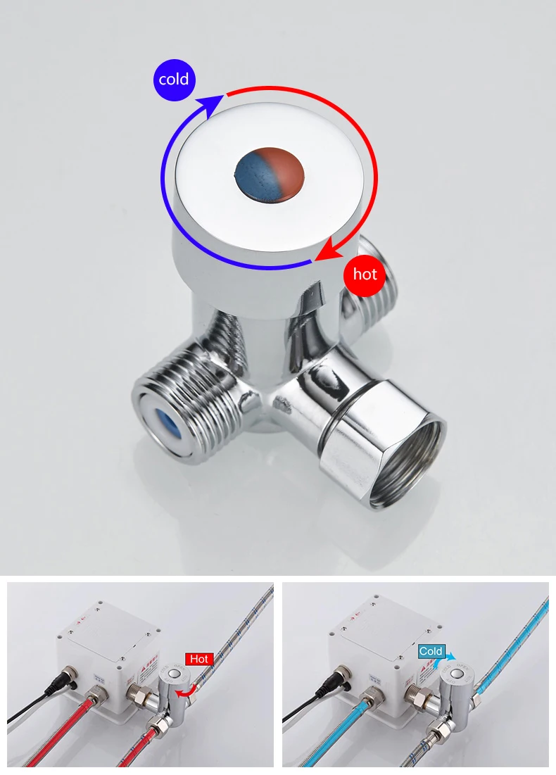 Hands-free Sensor Hot and Cold Mixer Automatic Tap