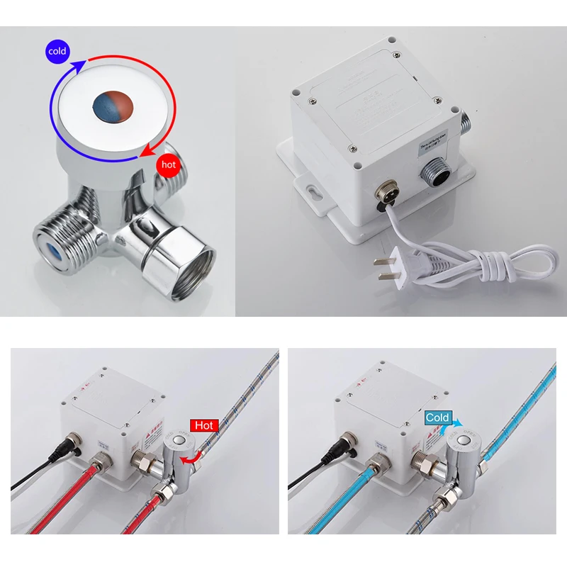 Hands-free Sensor Hot and Cold Mixer Automatic Tap