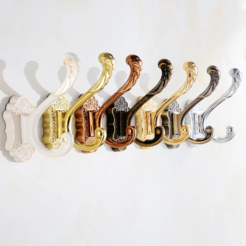 Robe Hooks Metal Towel Hanging Hook Holder Home Decorative For Towel