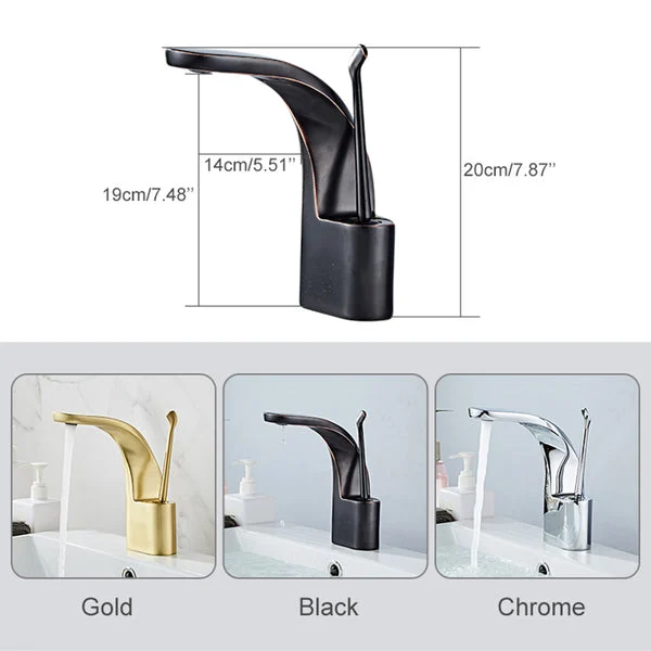 Jordy Modern Bathroom Tap Dimensions