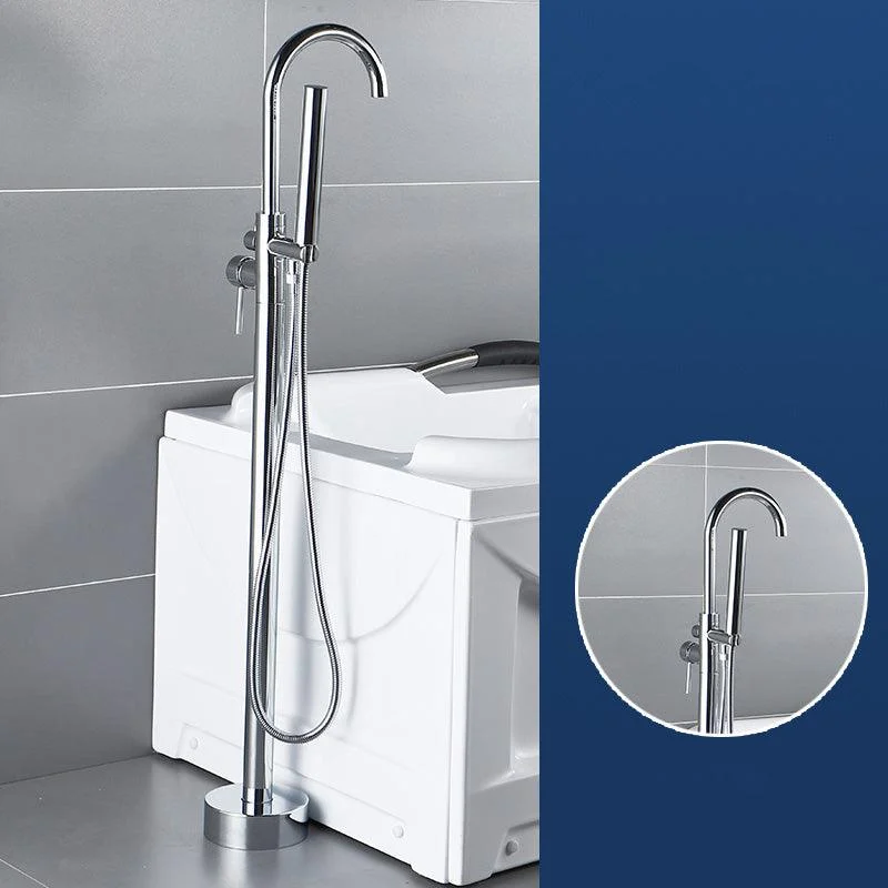 Modern Freestanding Bathtub Tap Brass One Handle Freestanding Bathtub Tap -Bathlova