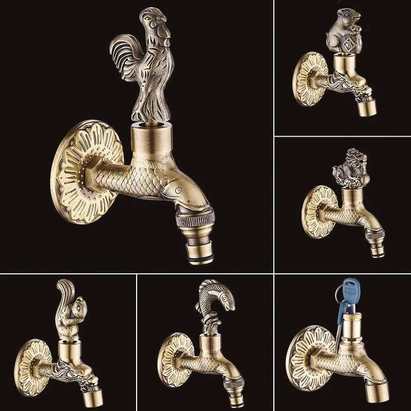 Bibcock Tap Antique Tap Washing Machine Tap Outdoor Tap -Bathlova