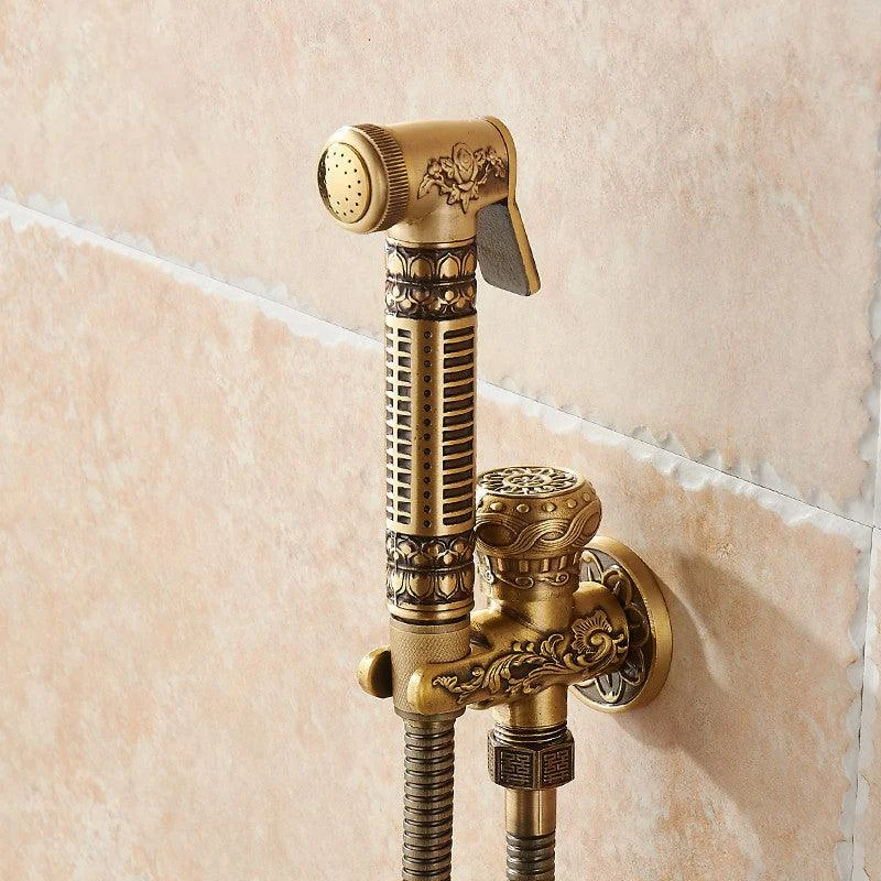 Bidet Tap Single Cold Brass Wall Handheld Hygienic Shower Spray Head -Bathlova