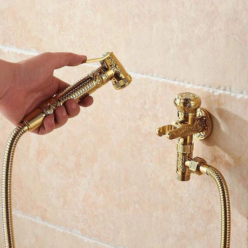 Bidet Tap Single Cold Brass Wall Handheld Hygienic Shower Spray Head -Bathlova