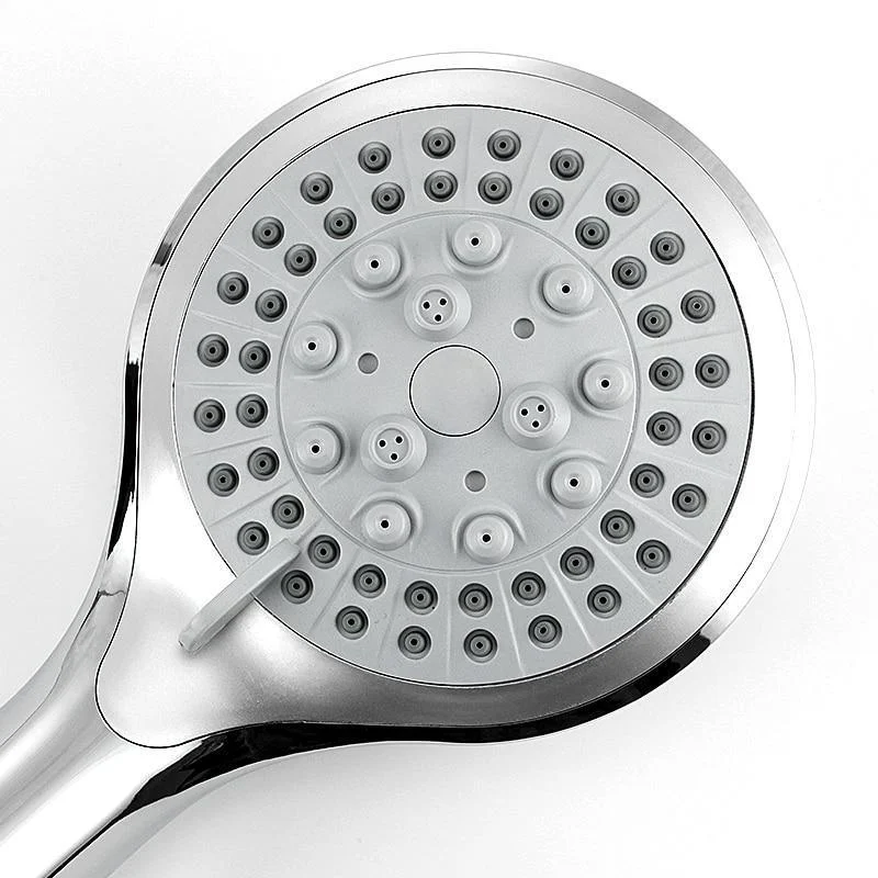 Big Panel Classic Round Shaped Shower Head With 5 Spray Modes -Bathlova