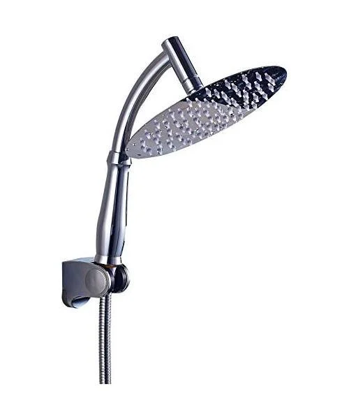 Big Round Shaped Rainfall Type Shower Head and Shower Arm with Bracket -Bathlova