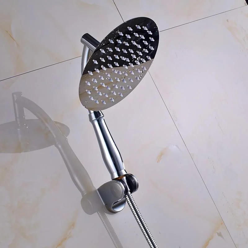 Big Round Shaped Rainfall Type Shower Head and Shower Arm with Bracket -Bathlova