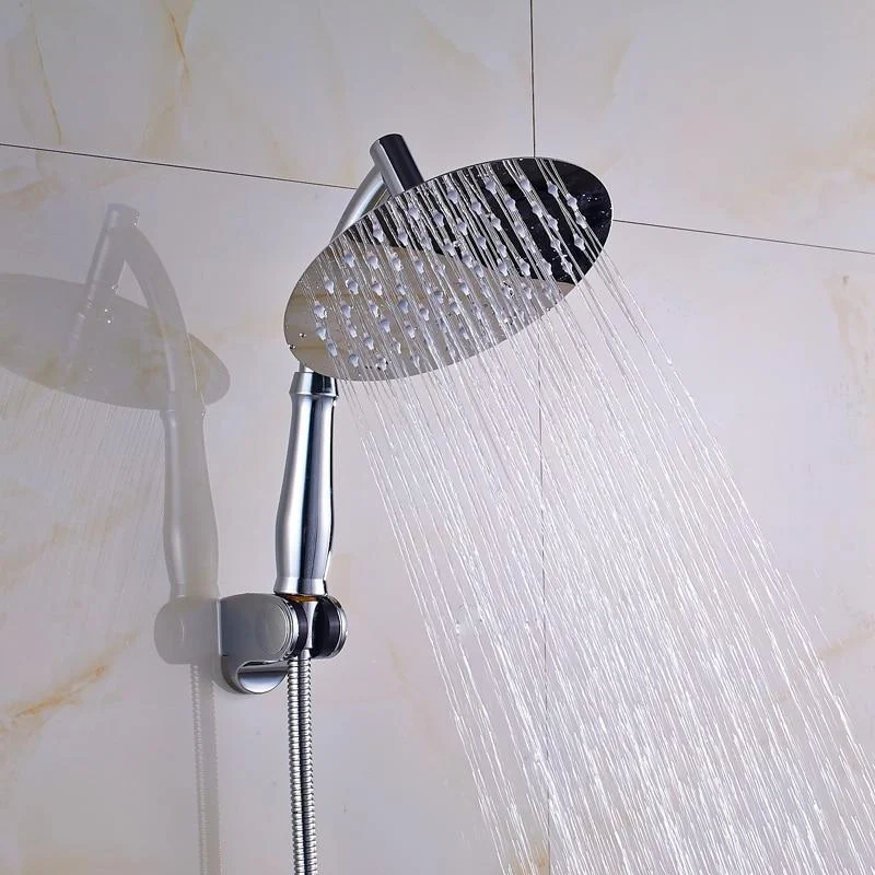 Big Round Shaped Rainfall Type Shower Head and Shower Arm with Bracket -Bathlova