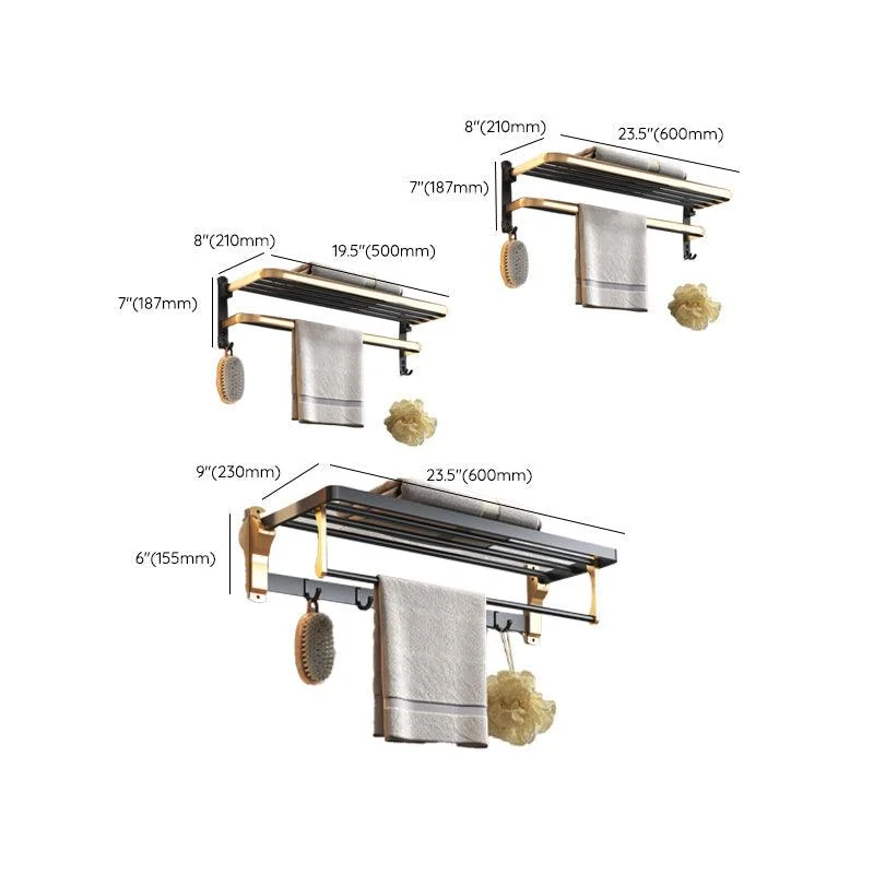 Black & Brass Bathroom Set Modern Style Bathroom Accessory As Individual Or As a Set -Bathlova