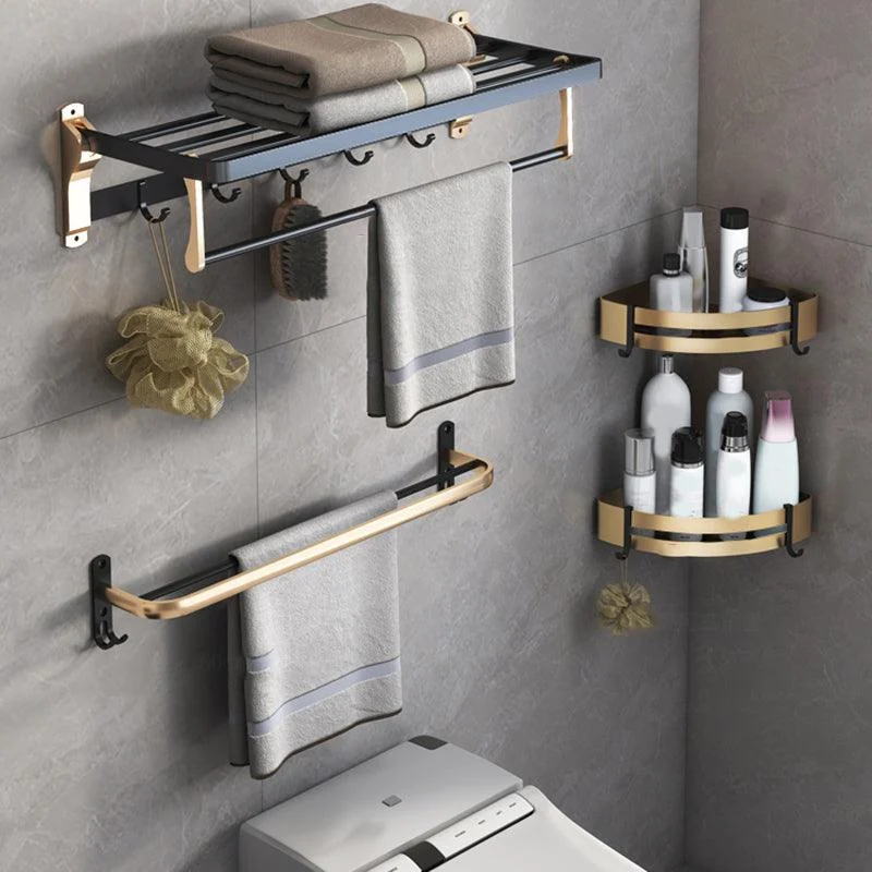 Black & Brass Bathroom Set Modern Style Bathroom Accessory As Individual Or As a Set -Bathlova