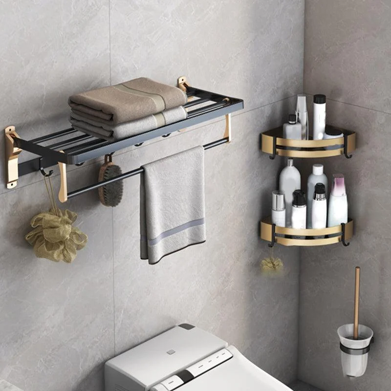 Black & Brass Bathroom Set Modern Style Bathroom Accessory As Individual Or As a Set -Bathlova