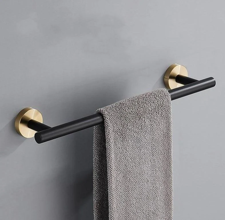 Black & Gold Bathroom Hardware Set -Bathlova