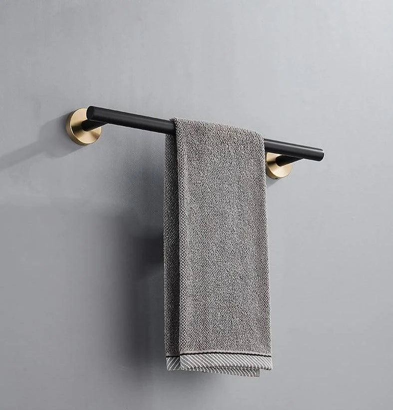 Black & Gold Bathroom Hardware Set -Bathlova