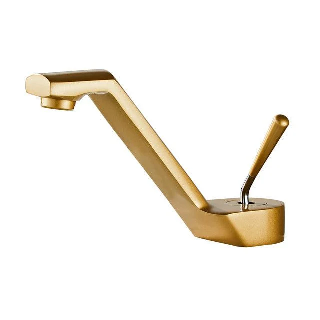 Black Bathroom Basin Taps Swan Curve Brass Washbasin Hot Mixer Tap -Bathlova