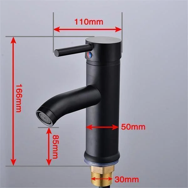 Black Matte Finish Stainless Steel Tap -Bathlova