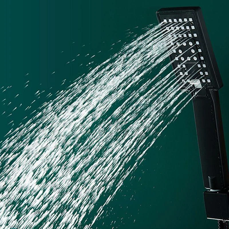 Black Shower Set Full Constant Temperature Copper Bathroom Lift Bath Booster Shower Head -Bathlova