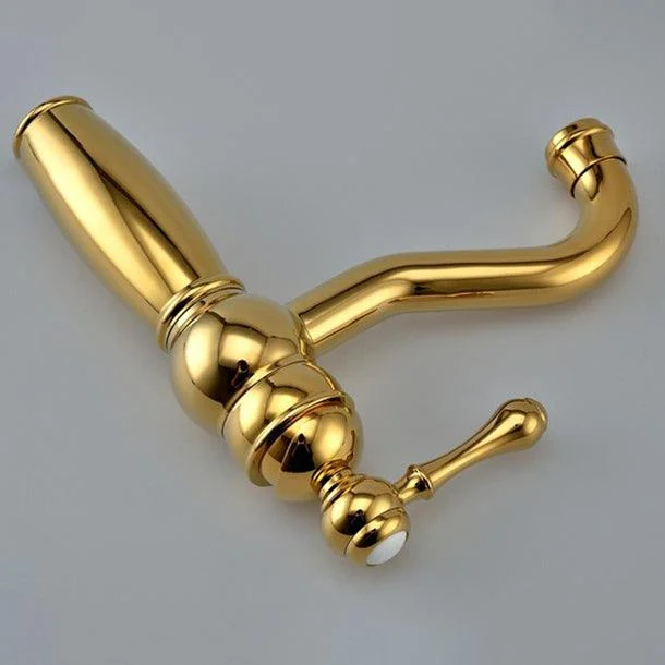 Brass Country Wide Spread Bathroom Tap Lever Lavatory Tap -Bathlova