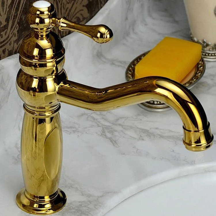 Brass Country Wide Spread Bathroom Tap Lever Lavatory Tap -Bathlova