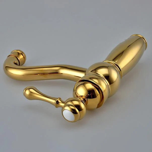 Brass Country Wide Spread Bathroom Tap Lever Lavatory Tap -Bathlova