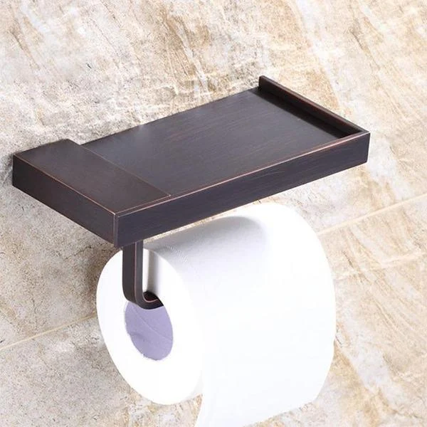 Brass Finished Bathroom Toilet Paper Holder Roll -Bathlova