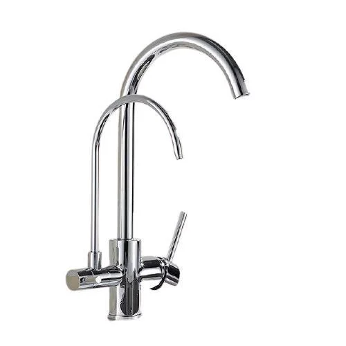 Brass Multifunction Three Ways Kitchen Pull Out Tap Sink Mixer Tap For Kitchen -Bathlova