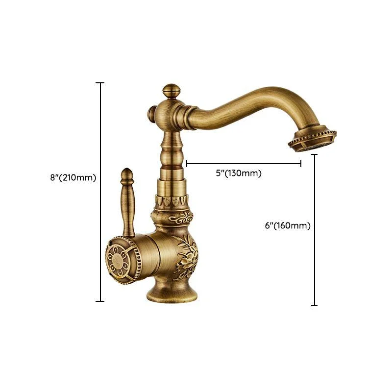 Brass Traditional Wide Spread Bathroom Tap Lever Lavatory Tap -Bathlova