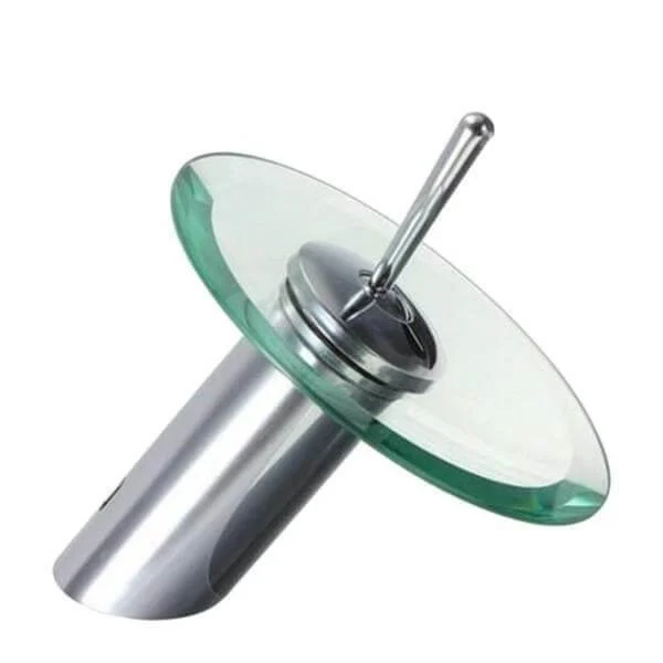 Cascada - Glass Waterfall Bathroom Tap -Bathlova