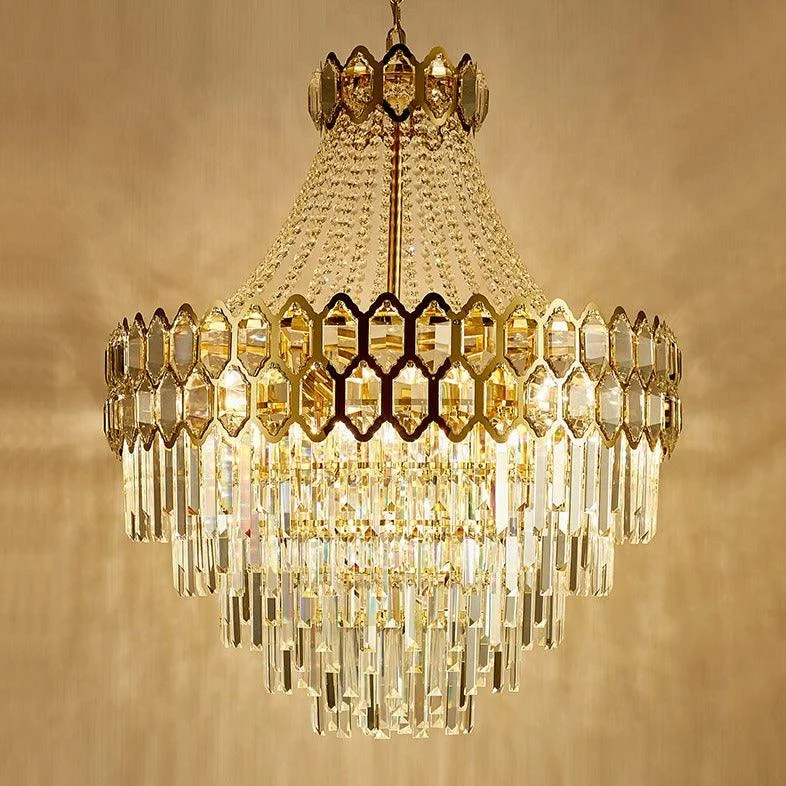 Caspian - Luxury Glass Crystal Chandelier -Bathlova