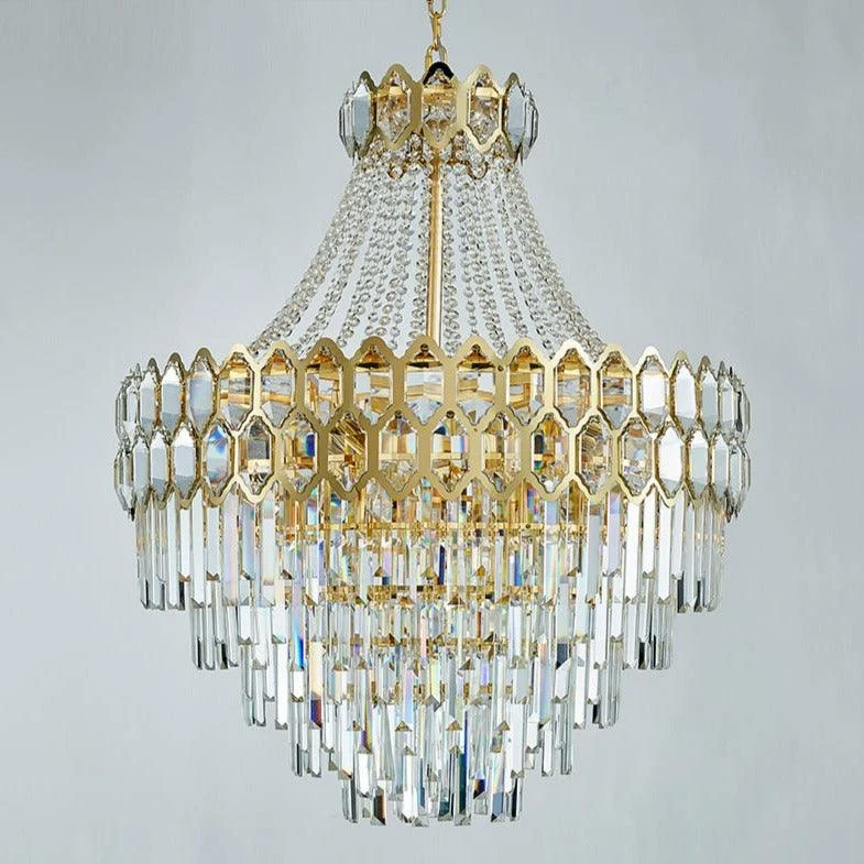 Caspian - Luxury Glass Crystal Chandelier -Bathlova