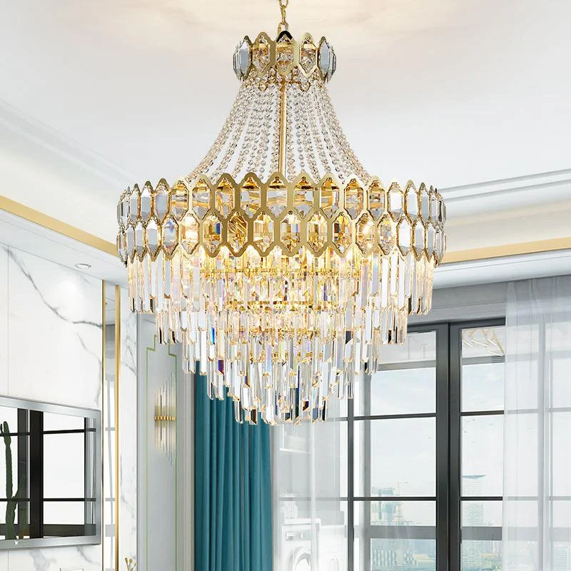 Caspian - Luxury Glass Crystal Chandelier -Bathlova