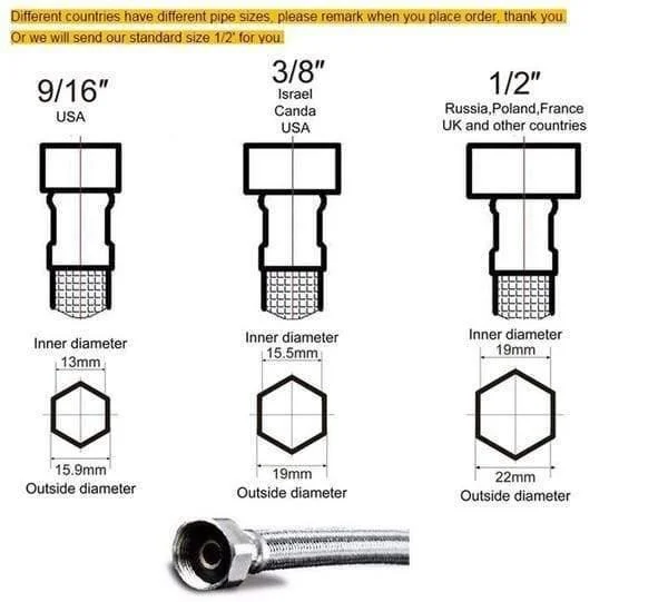 Cassian - Long Tube Two Hole Bathroom Sink Tap -Bathlova