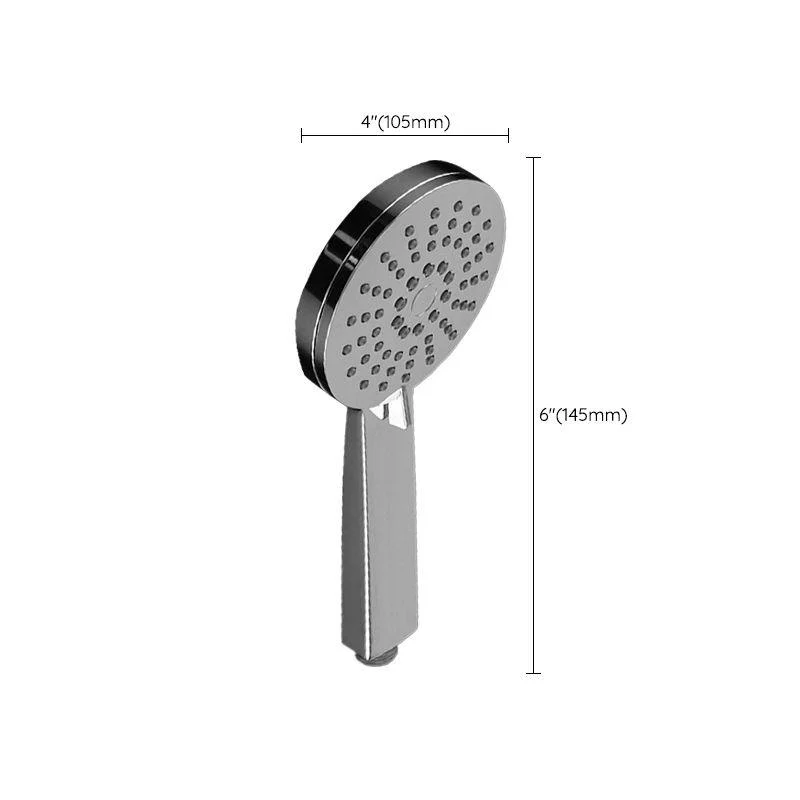 Ceiling and Wall Mounted Shower Head Combo Round Chrome Spray Head -Bathlova