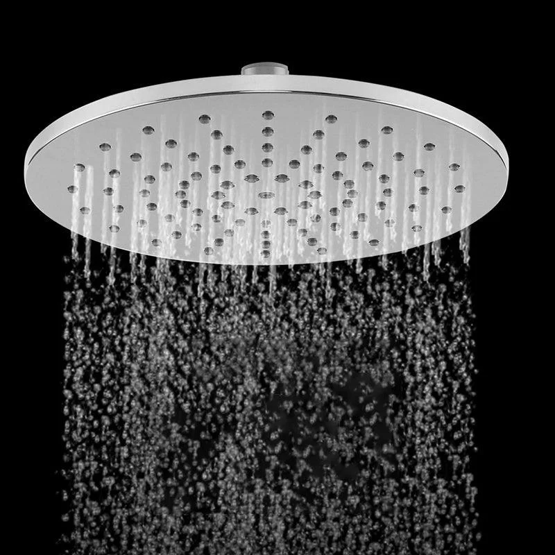 Ceiling and Wall Mounted Shower Head Combo Round Chrome Spray Head -Bathlova