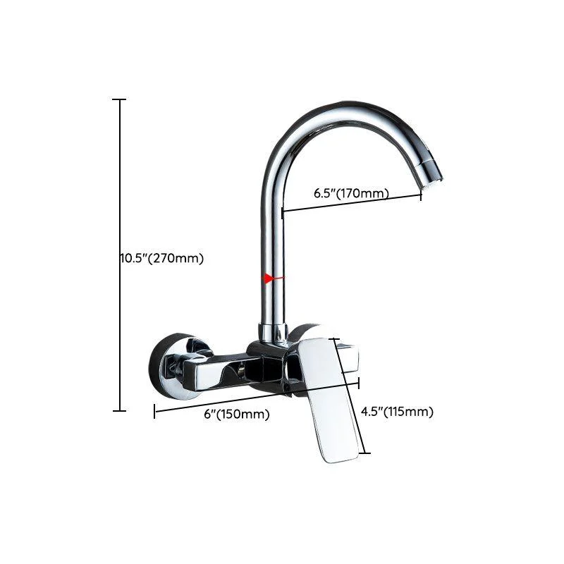 Centerset Bathroom Sink Tap Single-handle Swivel Spout Centerset Tap -Bathlova