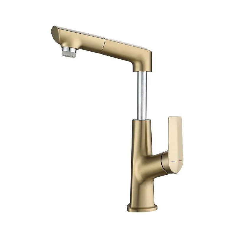 Centerset Lavatory Tap Glam Style Tap with Single Lever Handle -Bathlova